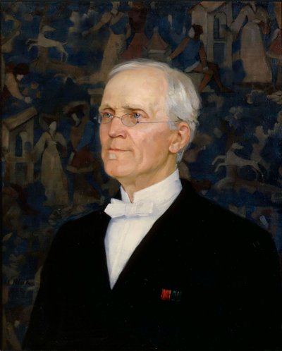 Portrett av B. O. Schauman av Maria Wiik