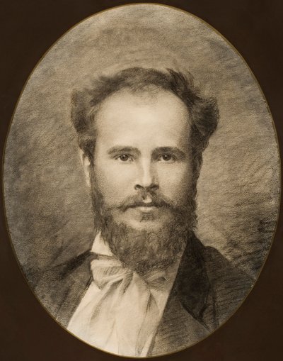 Portrett av Johannes Takanen av Maria Wiik