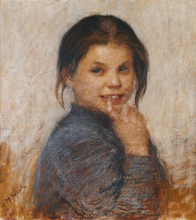 Portrett av en jente, av Maria Wiik