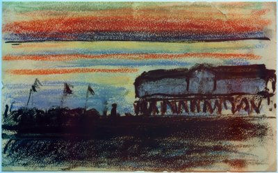 Familiebasseng i Zingst av Marianne von Werefkin