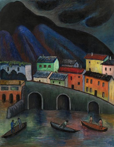 Nattfiske i Ascona, 1920-1930-tallet av Marianne von Werefkin