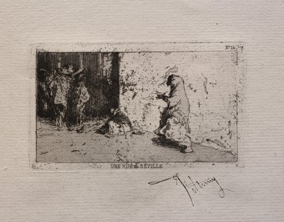 En gate i Sevilla av Mariano Fortuny y Marsal