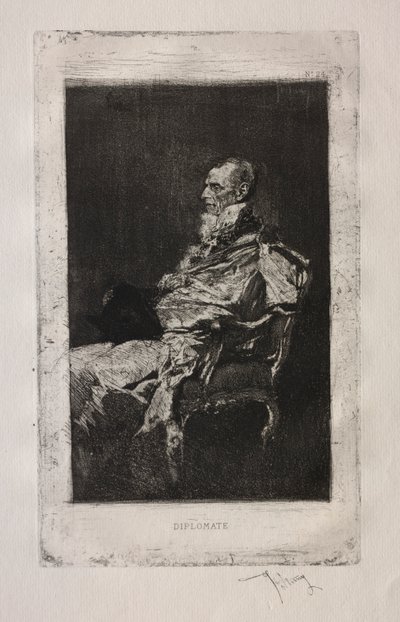 Diplomat av Mariano Fortuny y Marsal