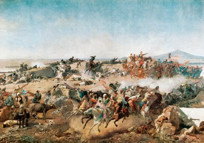 Slaget ved Tetouan (Tetouan) av Mariano Fortuny y Marsal