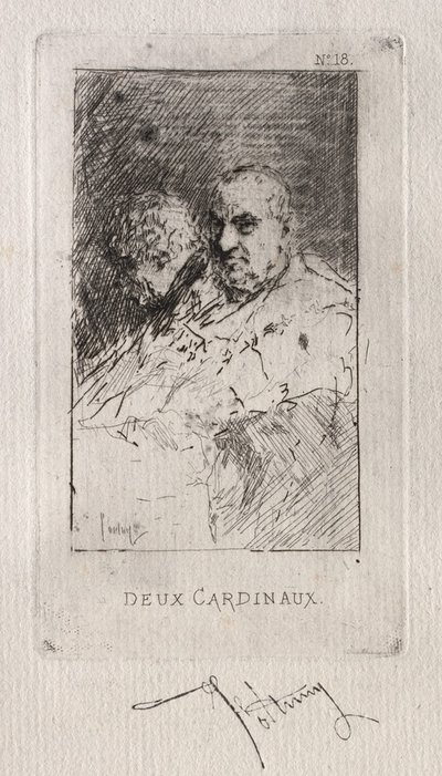 Kardinal Deaux. av Mariano José María Bernardo Fortuny y Carbó