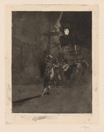 Serenade. av Mariano José María Bernardo Fortuny y Carbó