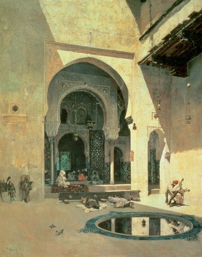 Retten til Alhambra av Mariano José María Bernardo (1838-74) Fortuny y Carbó