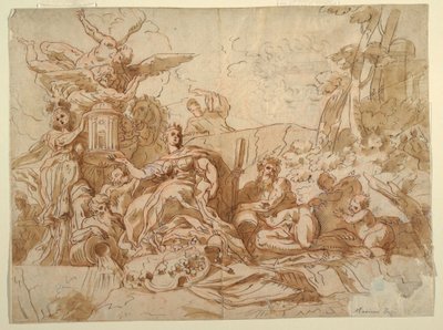 Tegning, Juno, 1731–1807 av Mariano Rossi
