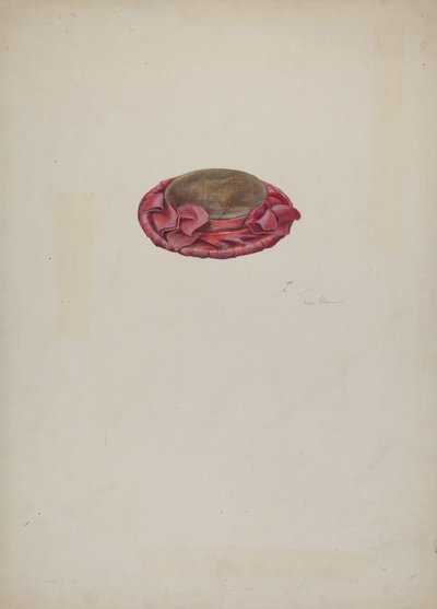 Dukkehatt, ca. 1939. av Marie Alain