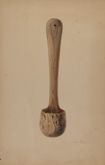 Potetstapper, ca. 1937. av Marie Alain
