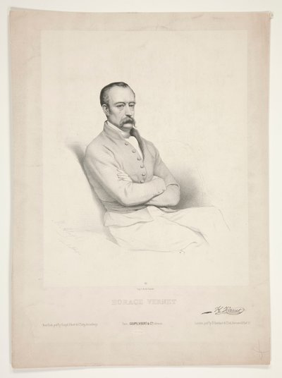 Portrett av Horace Vernet av Marie Alexandre Alophe