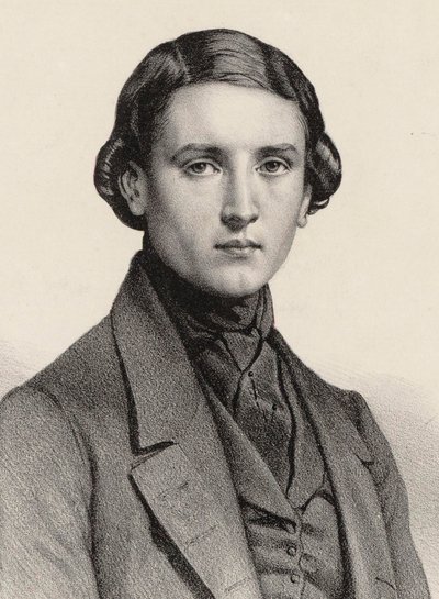 Portrett av organisten og komponisten Louis James Alfred Lefébure-Wely 1817-1869, 1840. av Marie Alexandre Menut Alophe