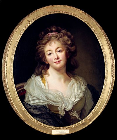 Selvportrett. Maleri av Marie Genevieve Bouliard (1772-1819) av Marie Genevieve Bouliard