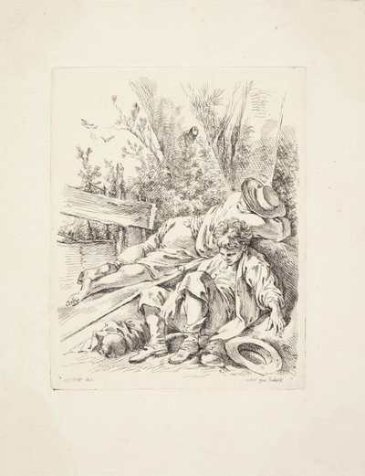 To gutter sover oppe i et tre av Marie Jeanne Boucher