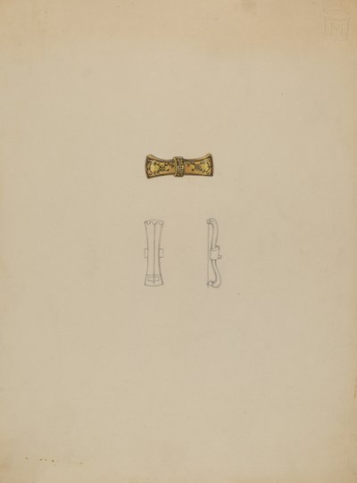 Brosje, ca. 1936. av Marie Mitchell