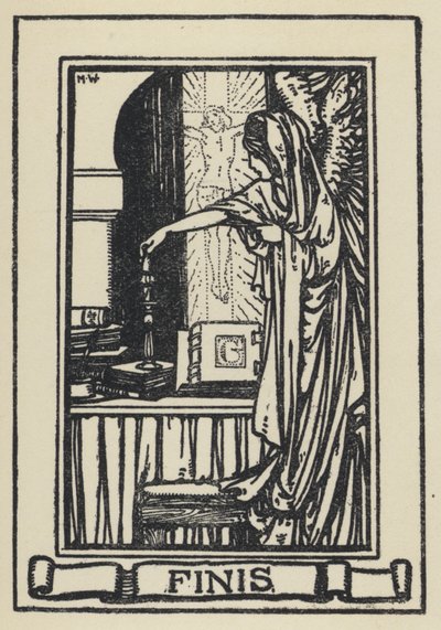 Illustrasjon for The Dream Of Gerontius av kardinal Newman (litho) av Marie Preaud Webb