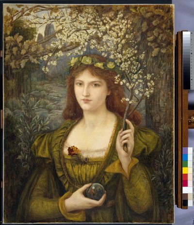 Madonna av Scrovigni-steinen av Marie Spartali Stillman