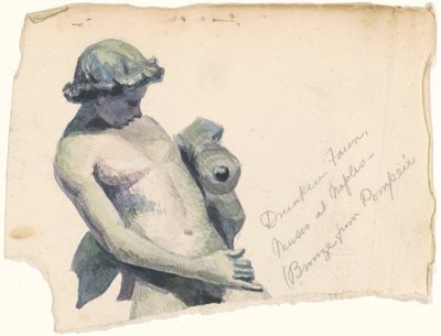 Drunken Faun, Museo i Napoli av Marietta Minnigerode Andrews