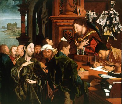 The Call of Saint Matthew, 1536. av Marinus Claesz Reymerswaele van