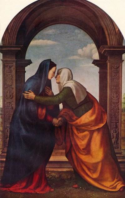 The Visitation, 1503, 1938 av Mariotto di Bigio di Bindo Albertinelli