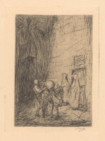 Ottomansk kjøpmann av Marius Bauer (signed by artist)