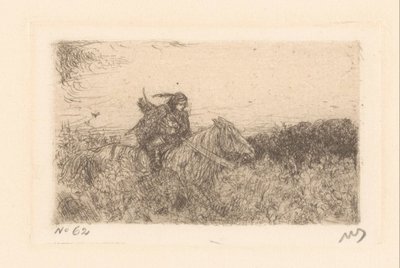 Rytter av Marius Bauer (signed by artist)
