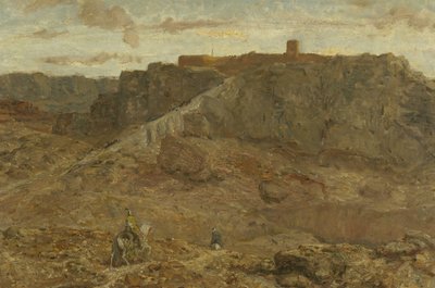 Fjelllandskap i Egypt av Marius Bauer