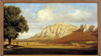 Utsikt over Sainte Baume-massivet av Marius Engaliere