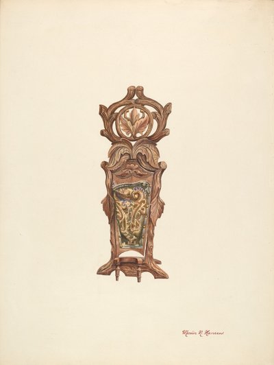 Bootjack & Slipper-holder, ca. 1940. av Marius Hansen