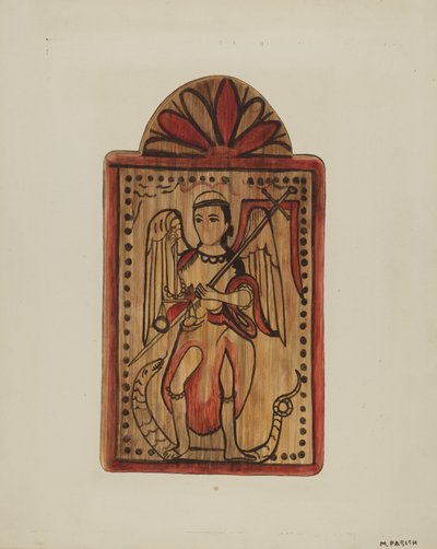 Santo St. Michael, ca. 1939. av Marjery Parish