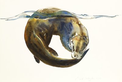 Circle of life, 2014, (akvarell på papir) av Mark Adlington