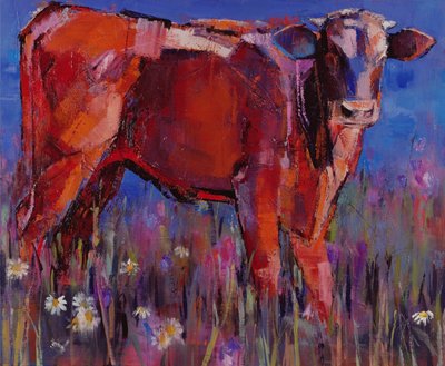 Rød kalv, Cazalla de la Sierra, 1999 av Mark Adlington