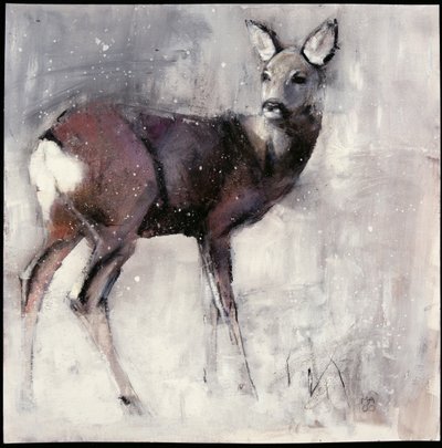 Roe Doe, 2000 (blandet media på papir) av Mark Adlington