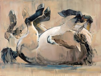 Roll, (Przewalski), 2014, av Mark Adlington