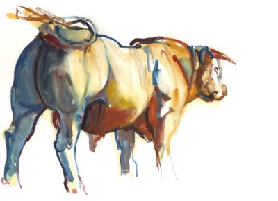 Stand Fast, 2010, (akvarell og gouache på papir) av Mark Adlington