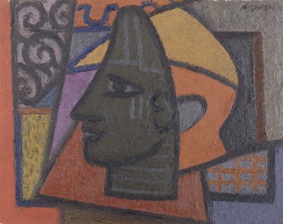 Design med Benin Head av Mark Gertler