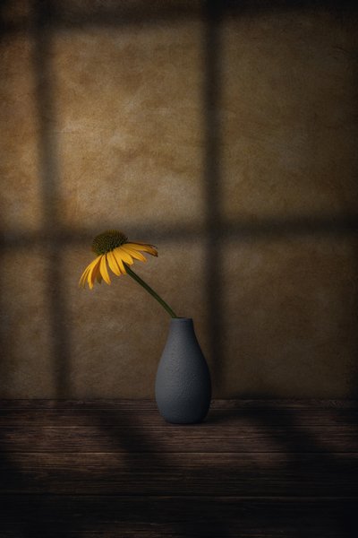 Gul blomsterskygge av Marko Klavs