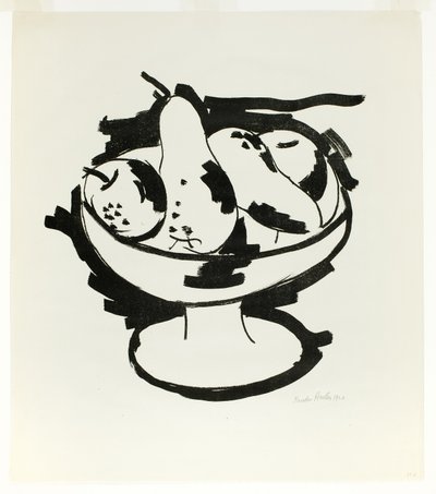 Skål med frukt av Marsden Hartley