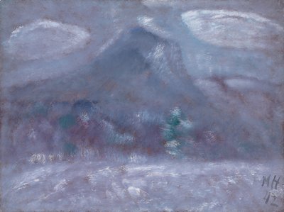 Mount Katahdin, snøstorm av Marsden Hartley