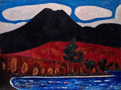 Mt. Katahdin (Maine), høst #2, 1939-40 av Marsden Hartley