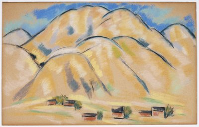 New Mexico Hills av Marsden Hartley