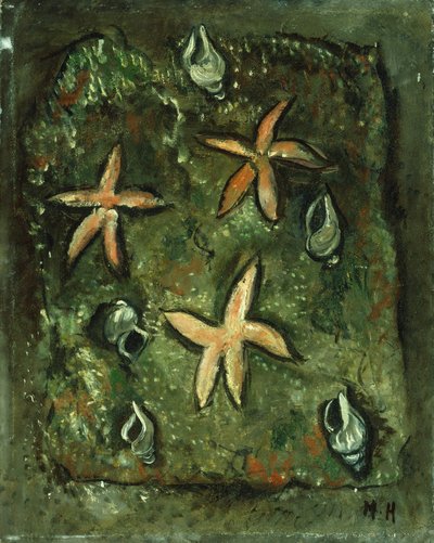 Stjernefisk og skjell av Marsden Hartley