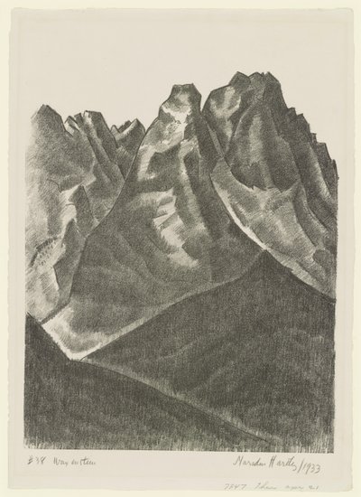 Waxenstein av Marsden Hartley