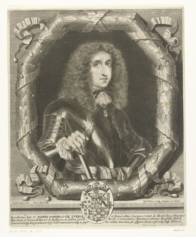 Portrett av Johannes Dominicus av Zuniga og Fonseca av Martin Bouche