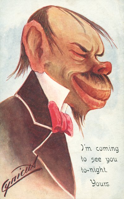 Jeg kommer for å se deg i kveld (farge litho) av Martin  Anderson