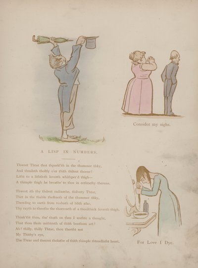 Side fra Humors of Cynicus (farget gravering) av Martin  Anderson