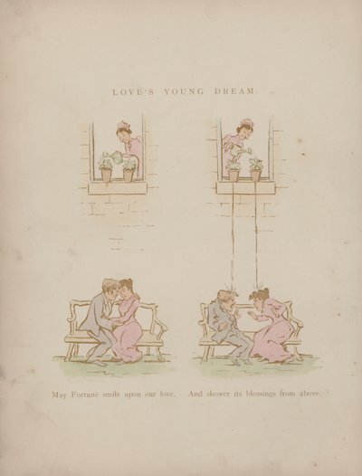 Side fra Humors of Cynicus (farget gravering) av Martin  Anderson