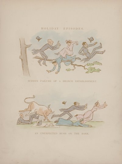 Side fra Humors of Cynicus (farget gravering) av Martin  Anderson