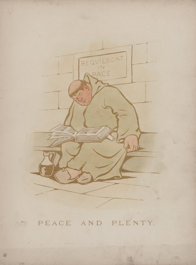 Side fra Humors of Cynicus (farget gravering) av Martin  Anderson