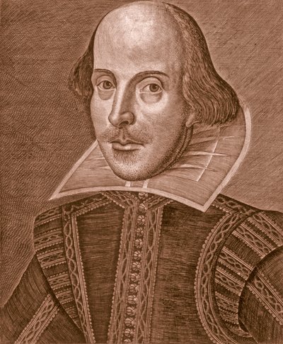 Portrett av Shakespeare, 1623. av Martin Droeshout